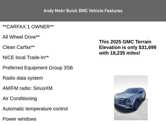 2025 GMC Terrain Elevation