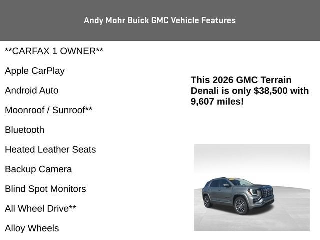 2026 GMC Terrain Denali