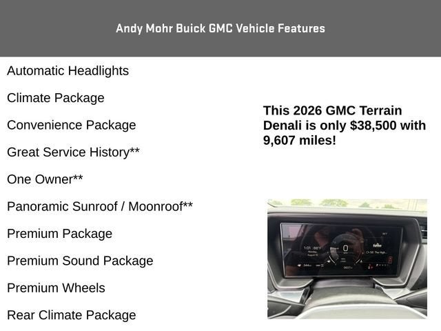 2026 GMC Terrain Denali