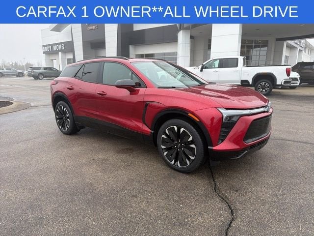 Used 2024 Chevrolet Blazer EV RS with VIN 3GNKDCRJ7RS100054 for sale in Fishers, IN