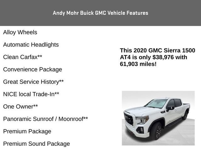 2020 GMC Sierra 1500 AT4