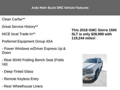 2018 GMC Sierra 1500 SLT
