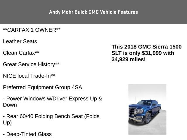2018 GMC Sierra 1500 SLT