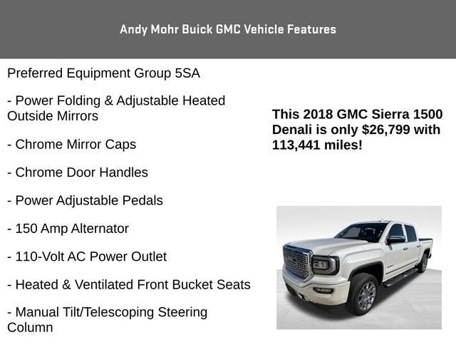 2018 GMC Sierra 1500 Denali