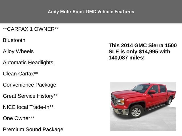 2014 GMC Sierra 1500 SLE