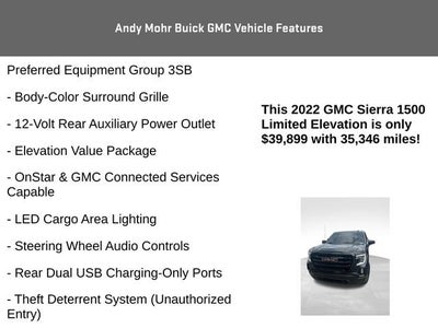 2022 GMC Sierra 1500 Limited Elevation