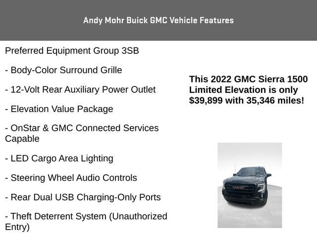 2022 GMC Sierra 1500 Limited Elevation