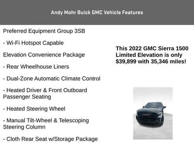 2022 GMC Sierra 1500 Limited Elevation