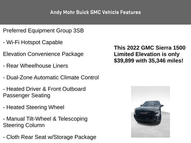 2022 GMC Sierra 1500 Limited Elevation