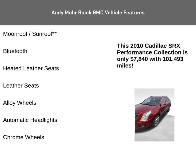 2010 Cadillac SRX Performance Collection