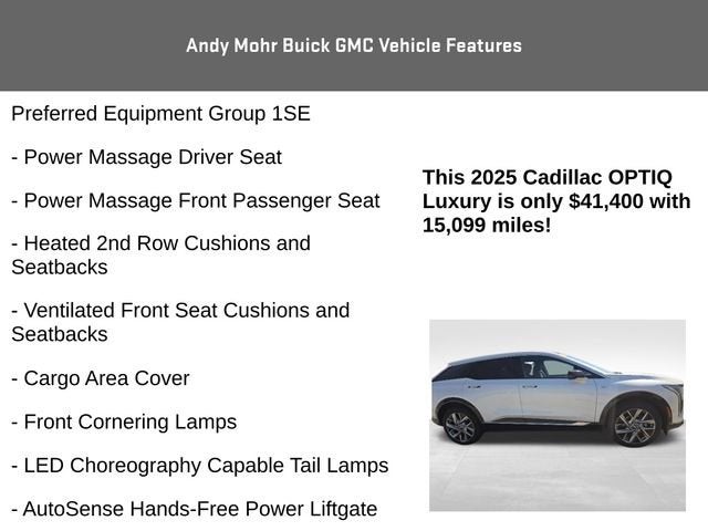 2025 Cadillac OPTIQ Luxury 2