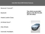 2016 Lincoln MKZ 4DR SDN AWD