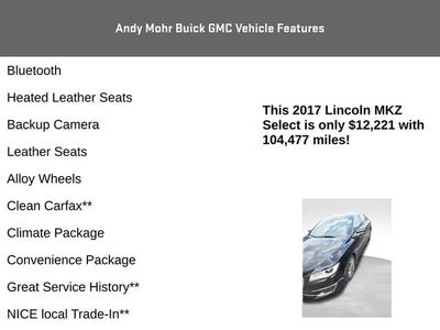 2017 Lincoln MKZ Select