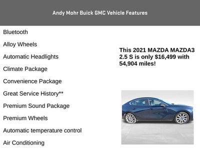 2021 Mazda Mazda3 Sedan Select