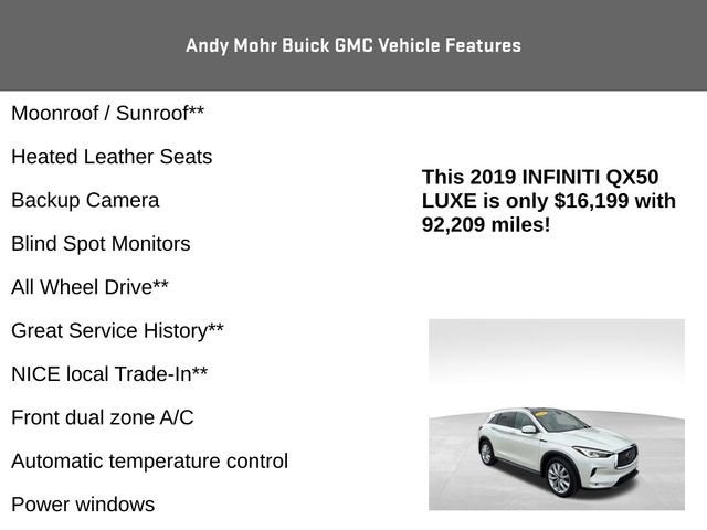 2019 INFINITI QX50 LUXE