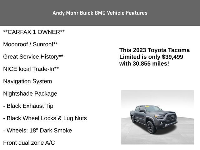 2023 Toyota Tacoma 4WD Limited