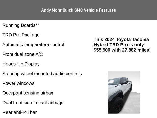 2024 Toyota Tacoma 4WD TRD Sport Hybrid