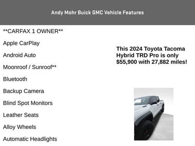 2024 Toyota Tacoma 4WD TRD Sport Hybrid