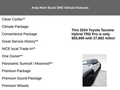 2024 Toyota Tacoma 4WD TRD Sport Hybrid