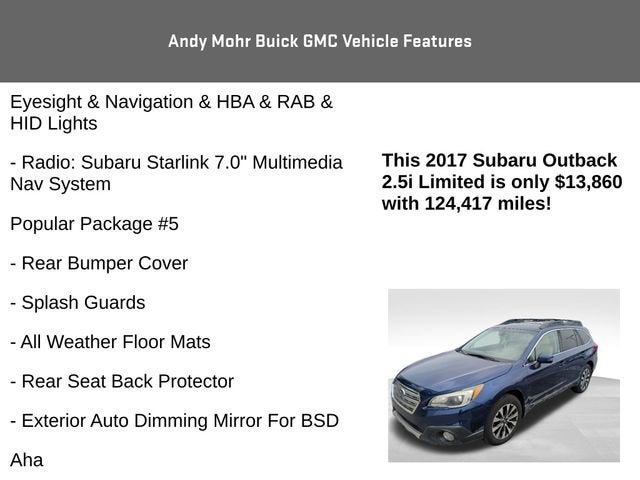 2017 Subaru Outback Limited