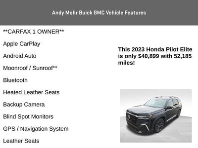 2023 Honda Pilot Elite