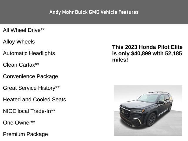 2023 Honda Pilot Elite