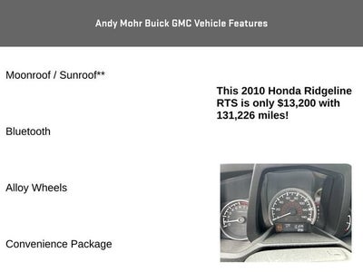 2010 Honda Ridgeline RTS