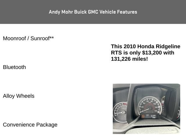 2010 Honda Ridgeline RTS