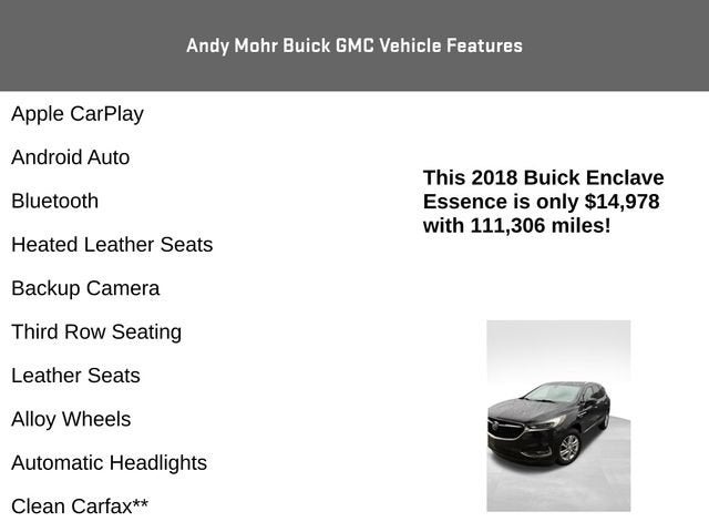 2018 Buick Enclave Essence