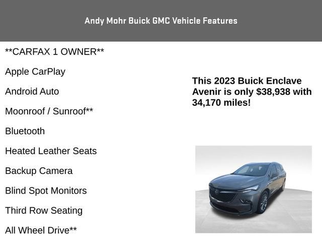 2023 Buick Enclave Avenir