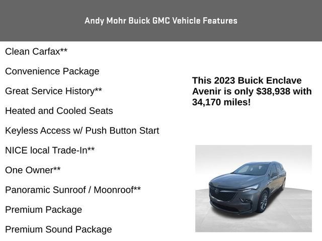 2023 Buick Enclave Avenir