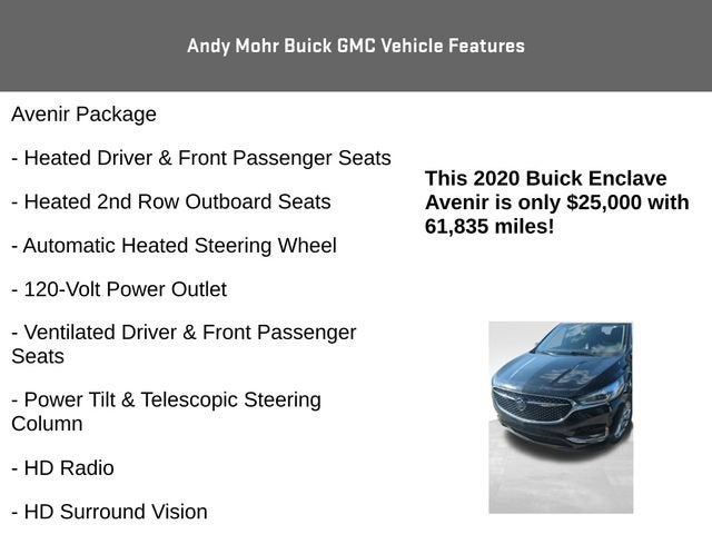 2020 Buick Enclave Avenir