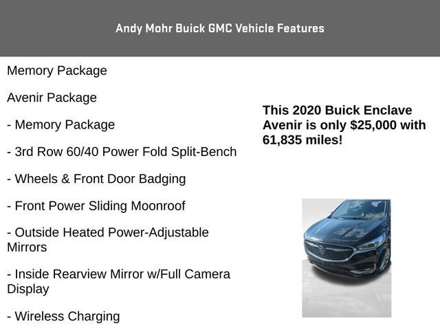 2020 Buick Enclave Avenir