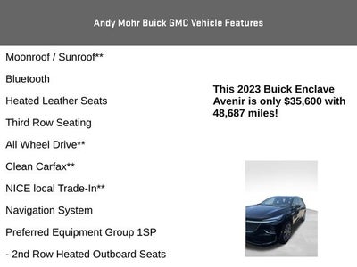 2023 Buick Enclave Avenir