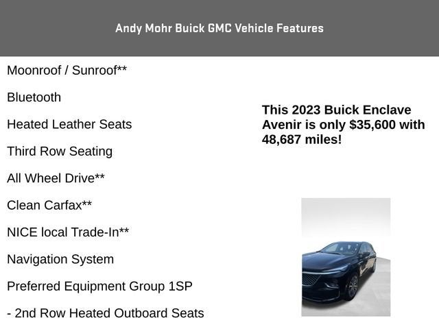 2023 Buick Enclave Avenir