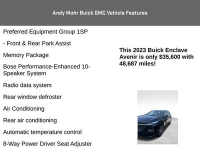 2023 Buick Enclave Avenir