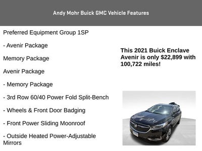 2021 Buick Enclave Avenir
