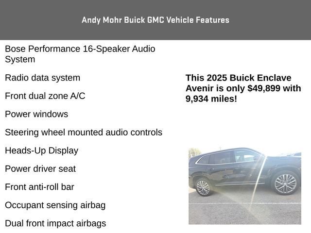 2025 Buick Enclave Avenir