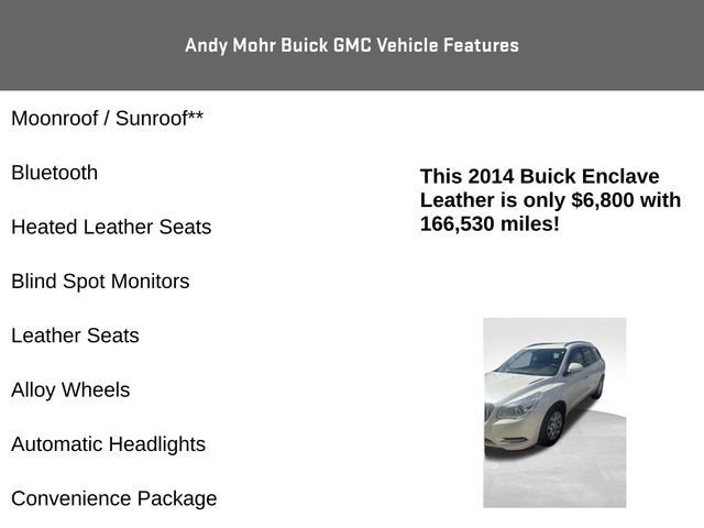 2014 Buick Enclave Leather
