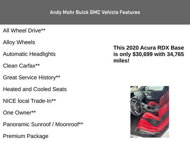 2020 Acura RDX w/A-Spec Pkg