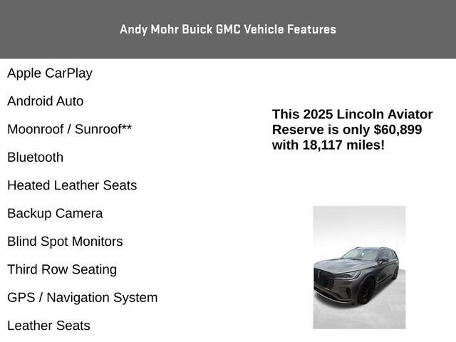 2025 Lincoln Aviator Reserve