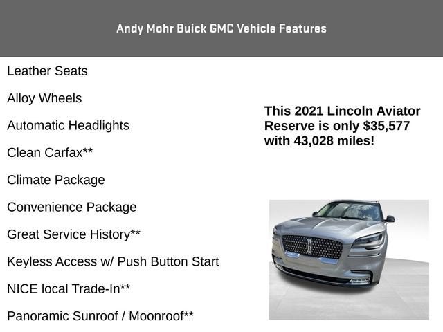 2021 Lincoln Aviator Reserve