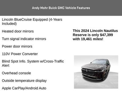 2024 Lincoln Nautilus Reserve