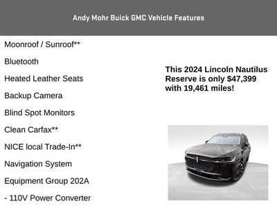 2024 Lincoln Nautilus Reserve