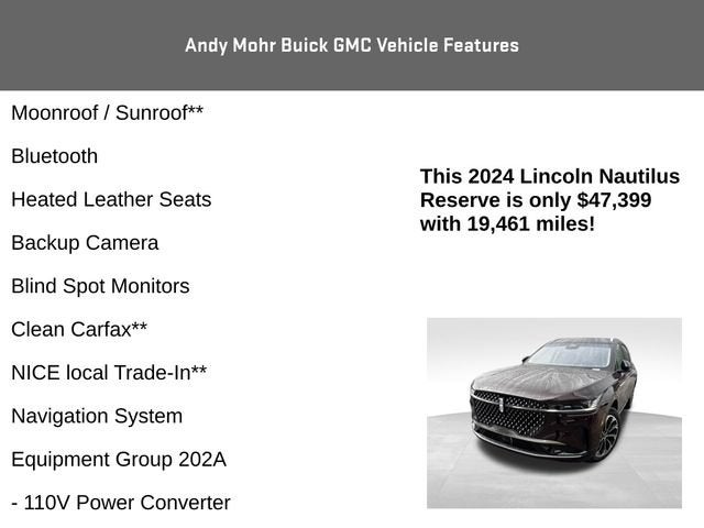 2024 Lincoln Nautilus Reserve