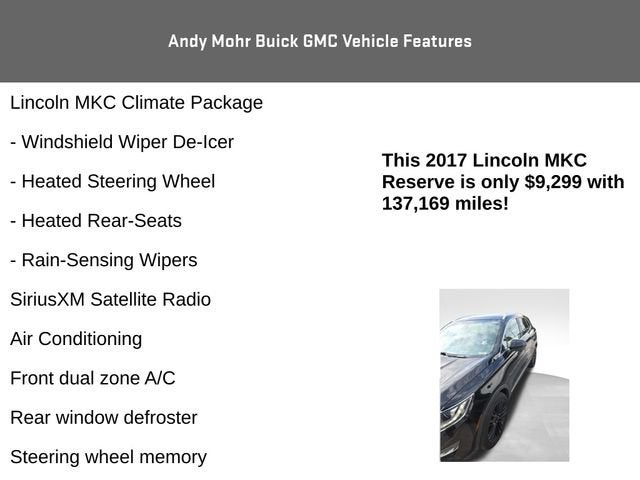 2017 Lincoln MKC Reserve