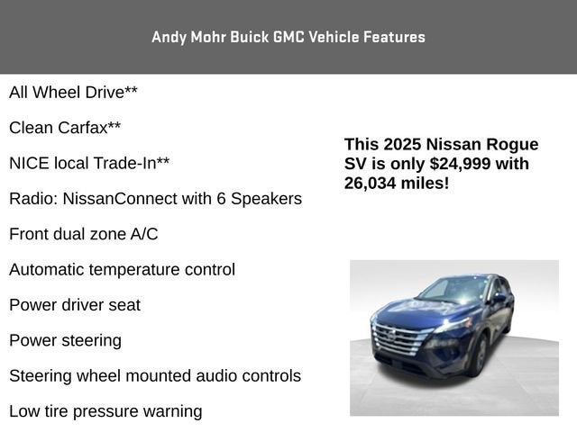 2025 Nissan Rogue SV