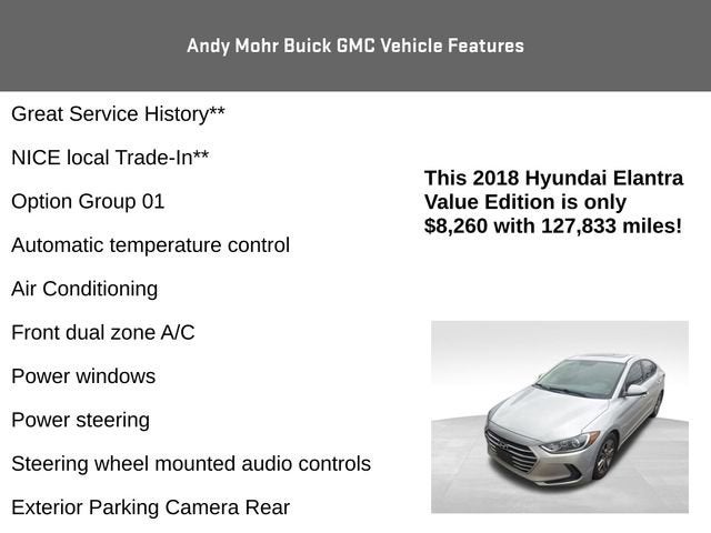 2018 Hyundai Elantra Value Edition