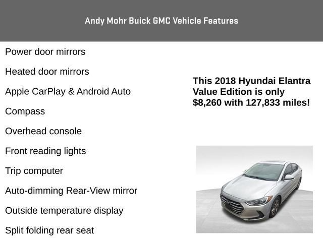 2018 Hyundai Elantra Value Edition