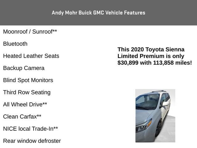 2020 Toyota Sienna XLE